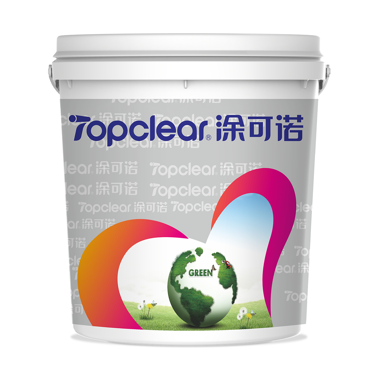 涂可诺多彩白色线条漆